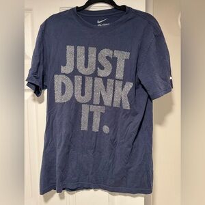 Nike Blue 'Just Dunk It' Men's Shirt